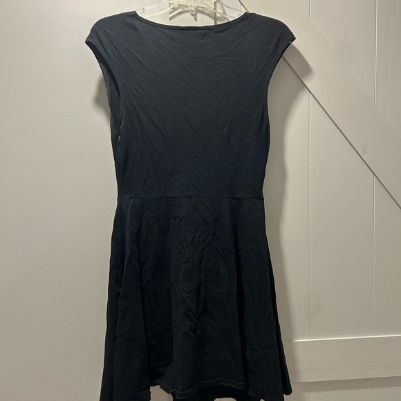 Topshop Ladies Black Sleeveless Dress Size 8 - Picture 3 of 3
